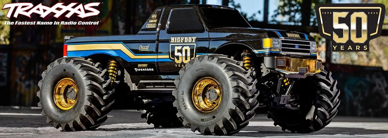 Traxxas X-Monster BIGFOOT LIMITED-Edition 50 YEARS 8S VXL 1/7 Monster-Truck RTR Brushless ohne Akku oder Ladegerät