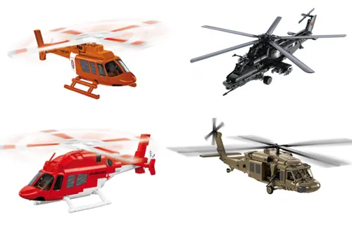 Klemmbaustein Hubschrauber