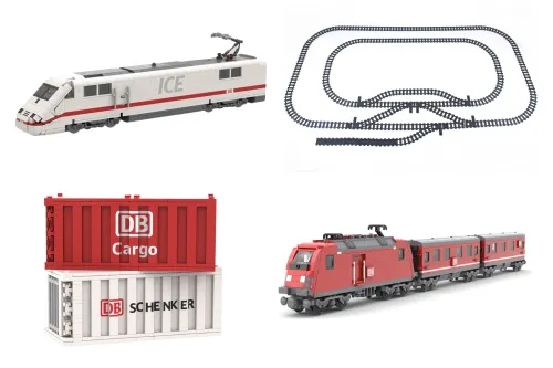 Klemmbaustein Eisenbahn