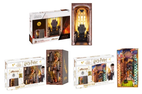 Lasercut Book Nook World mit Lizenz