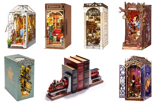 Lasercut Book Nook World