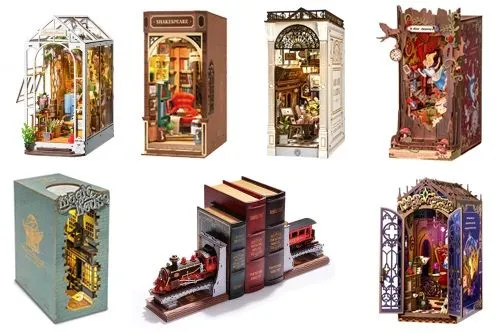 Lasercut Book Nook World