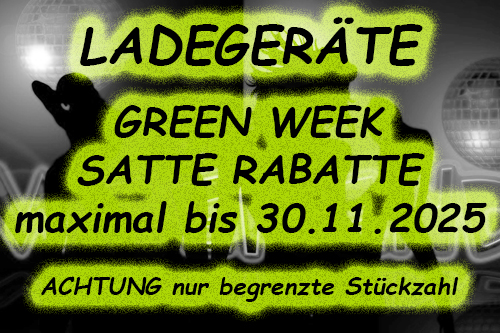 GREEN WEEK SATTE RABATTE LADEGERÄTE