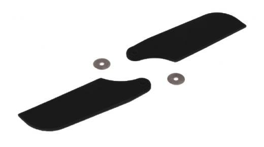 Blade Ersatzteil Heckrotorblätter Set in Schwarz für 450