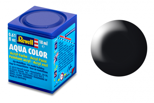 Revell Farben Aqua schwarz, seidenmatt