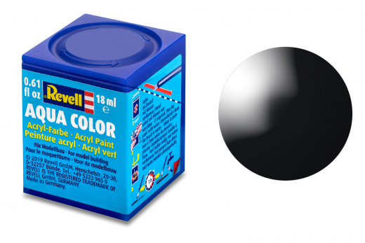 Revell Farben Aqua schwarz, glänzend