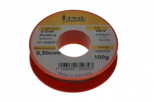 Lötzinn Ø0,5mm Spule 100g