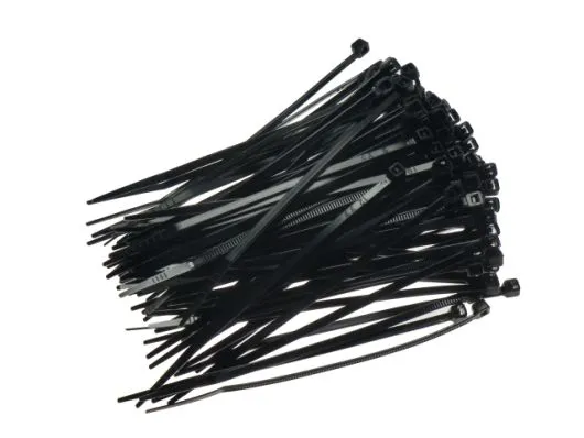 Kabelbinder schwarz 100mm lang 100Stück