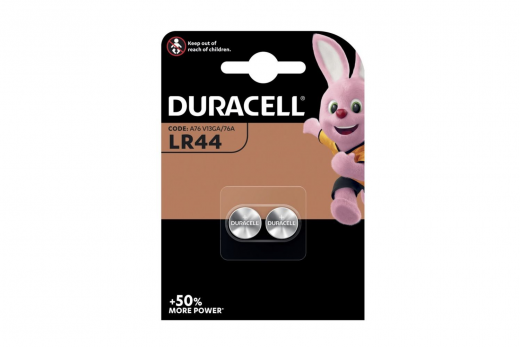 Duracell Elctronics 1,5V Lithium Batterie Knopfzelle 2 Stück LR44