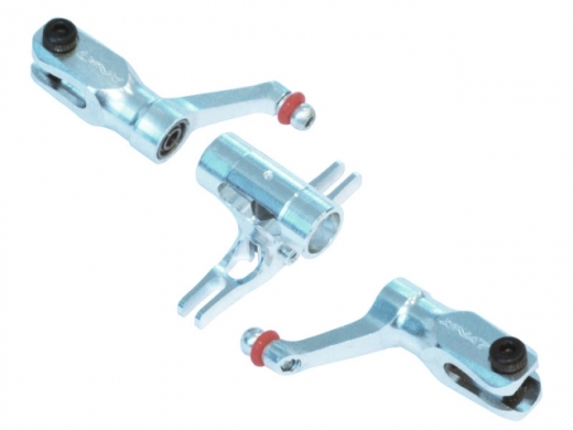 Lynx Hauptrotorkopf Set silber für Blade 130X