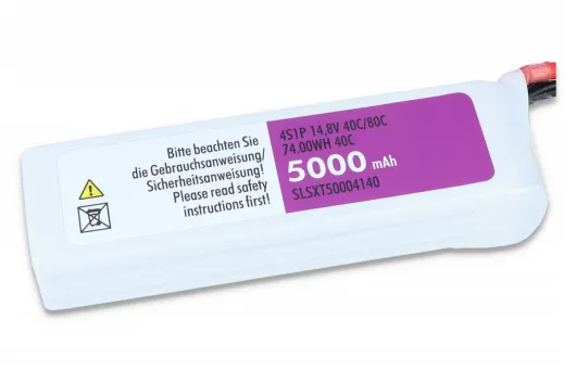 SLS LiPo Akku XTRON 5000mAh 4S1P 14,8V 40C/80C