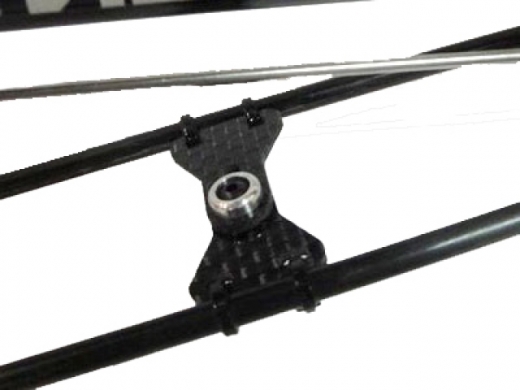 Heckrohrstrebenversteifung Carbon für 450er