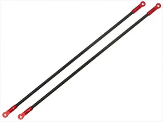Rakonheli Heckstreben aus Carbon Aluminium in rot für Blade 200SRX