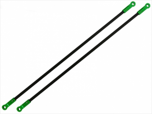 Rakonheli Heckstreben Carbon / Alu in grün für Blade 200SRX