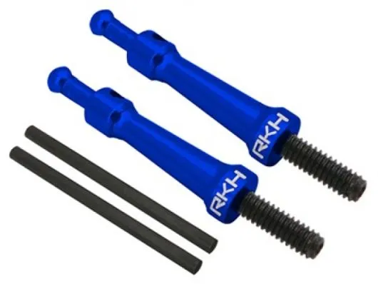 Rakonheli Kabinehaubenhalter aus Aluminium in blau für Blade 200SRX