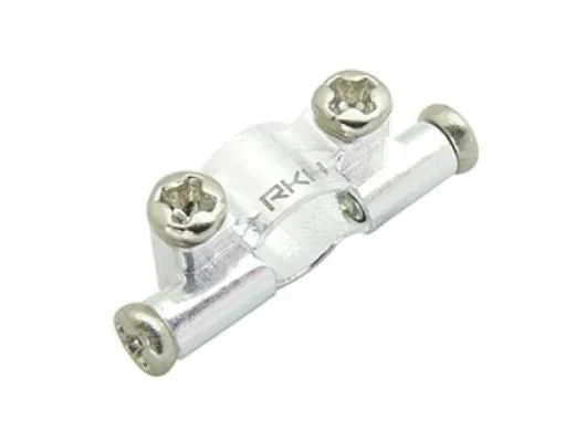 Rakonheli Heckstrebenhalter aus Aluminium in silber für Blade 200SRX