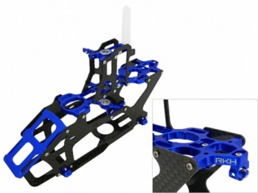 Rakonheli Hauptrahmen aus Carbon in blau für Blade 200SRX