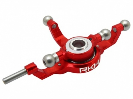 Rakonheli Taumelscheibe aus Aluminium in rot für Blade 200SRX