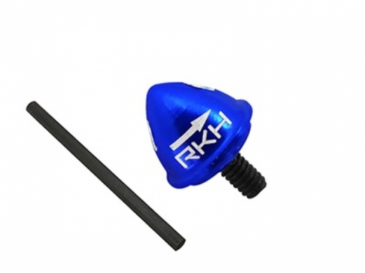 Rakonheli Heckrotorblatthalter Alu in blau für Blade 200SRX und 230S