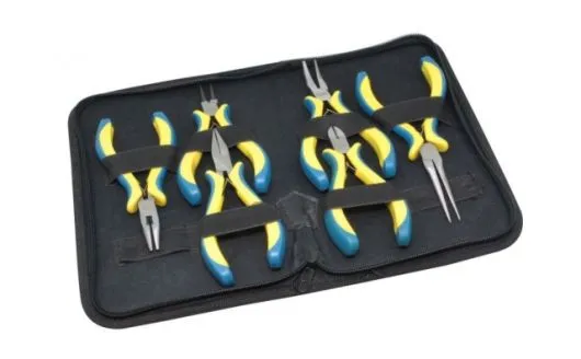 Zangen set 6 teilig im Etui