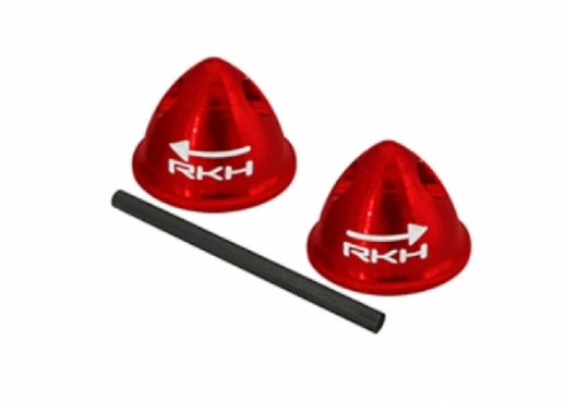 Rakonheli Hutmutter aus Aluminium in rot für Blade 200QX