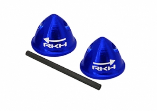 Rakonheli Hutmutter aus Aluminium in blau für Blade 200QX