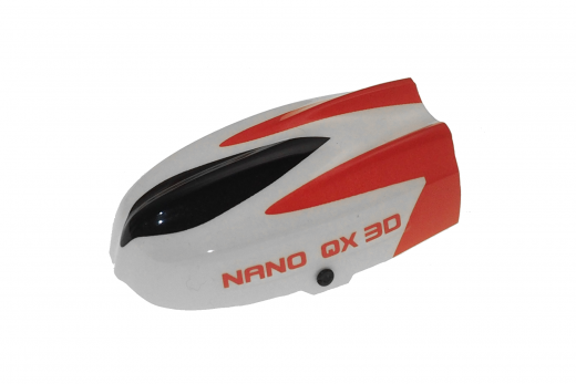 Blade Ersatzteil Nano QX 3D Kabinenhaube oben grau