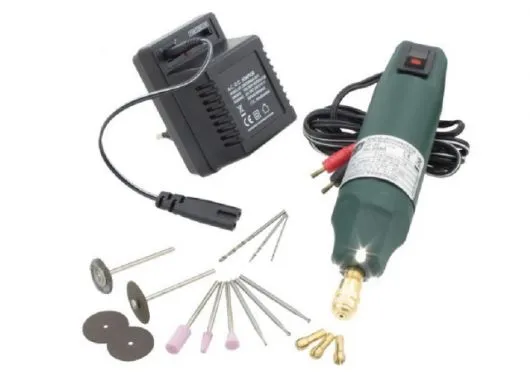 Mini Bohrmaschine mit Kugellager und LED Beleuchtung