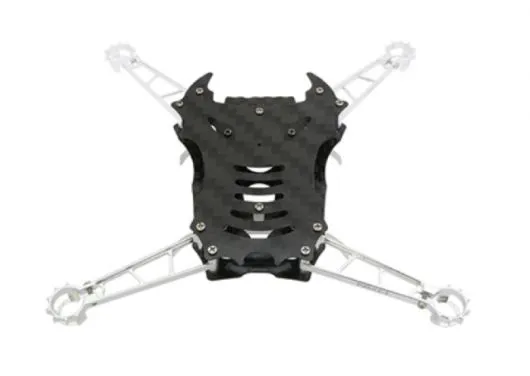 Rakonheli Carbon Hauptrahmen silber für Blade Nano QX FPV