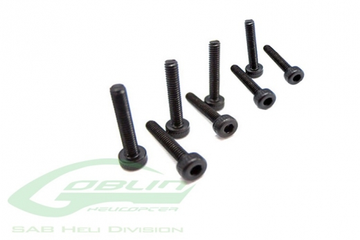 SAB Goblin Inbusschraube M2,5x6mm 5Stück für Goblin 380, 500, 570, RAW 580