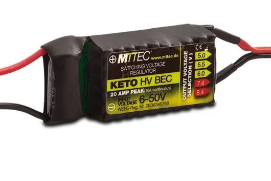 MTTEC KETO HV BEC 12S 10A/20A Peak V2 Version