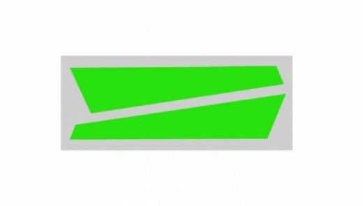 OXY Ersatzteil Aufkleber für vertikale Finne in grün für OXY3