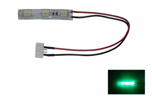 LED Rücklicht für FPV Racer mit 5mm LED spritzwassergeschützt in grün