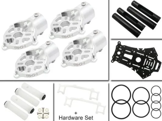Rakonheli Umbau-Set in silber vom 200QX zu 250RQX