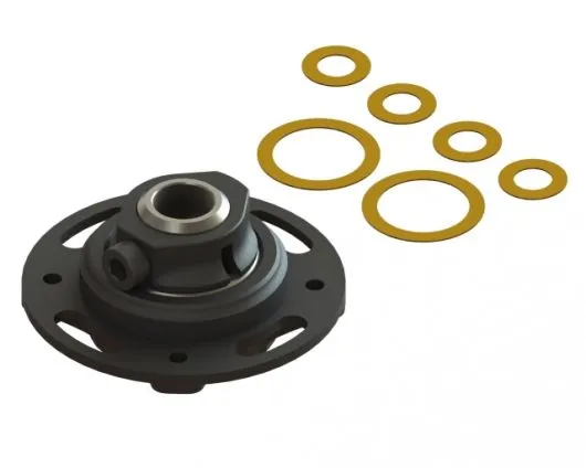 Lynx Aluminium Nabe schwarz für Hauptzahnrad für Blade 180CFX