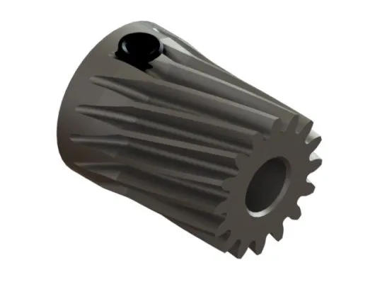 OXY Ersatzteil Stahl Motorritzel schräg 16Zähne M0,5 - 3,50mm