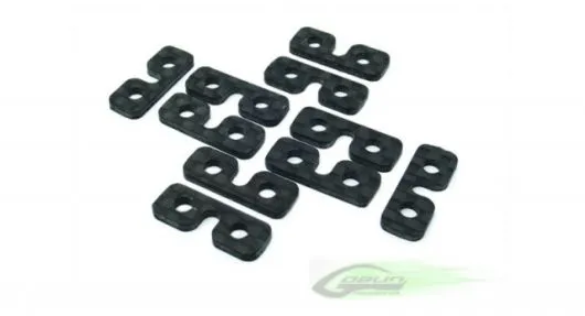 SAB Goblin Servoplätchen Carbon 10Stück für RAW 580, RAW 700, Piuma, KSE, Kraken 700S, iL 700