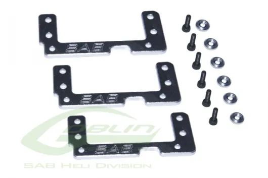 SAB Goblin Standard-Servohalterungen aus Aluminium für 570
