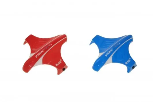 Blade Ersatzteil Inductrix Kabinenhauben Set rot und blau