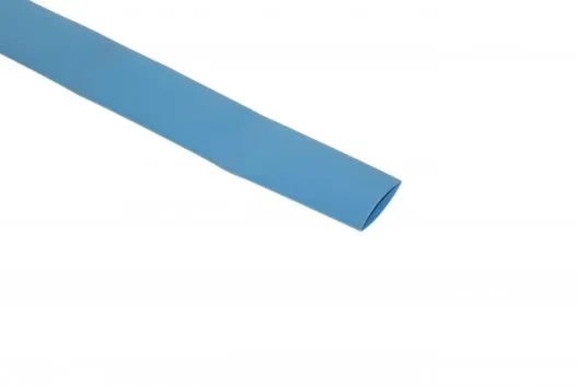 Schrumpfschlauch Ø9,5mm Flachmaß 14,9mm 1m blau