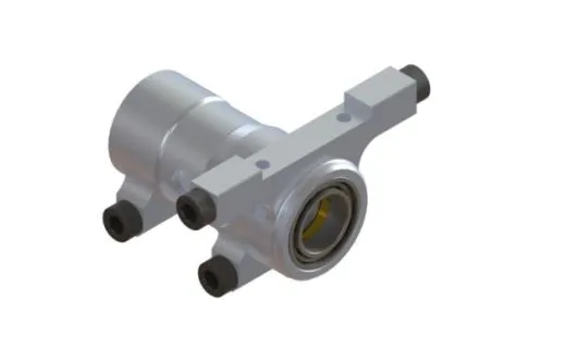 Lynx vordere Heckgehäuse aus Alu/silber Ersatzteil 1 für LX1614 für Blade 180CFX