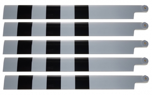 HeliTec der Blattschmied Scale Hauptrotorblätter 5Blatt 700mm für 700er Helis