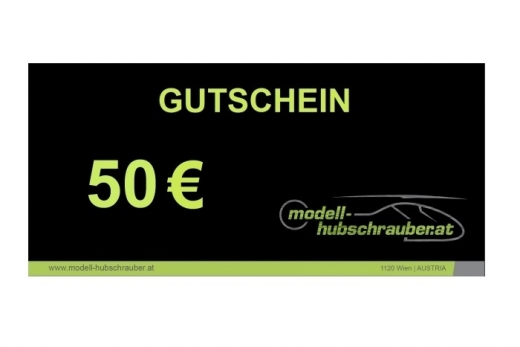 Geschenkgutschein 50€