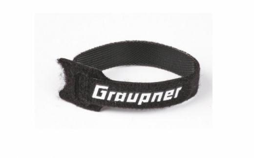 Graupner Klett-Kabelbinder in schwarz 300mm 10 Stück