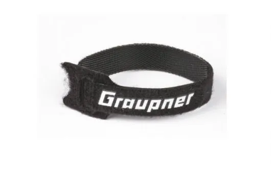 Graupner Klett-Kabelbinder in schwarz 300mm 10Stück