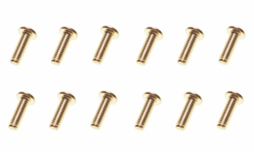 M3 Linsenkopfschraube M3x6mm aus Aluminium in silber eloxiert 10Stück