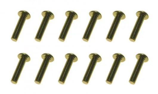 M3 Linsenkopfschraube M3x10mm aus Aluminium in dunkel grün eloxiert 10Stück