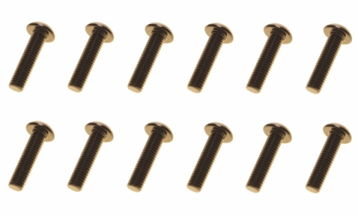 M3 Linsenkopfschraube M3x10mm aus Aluminium in schwarz eloxiert 10Stück