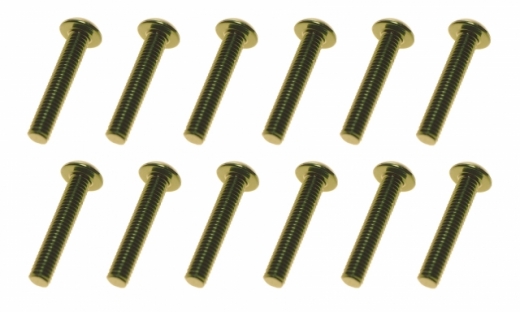 M3 Linsenkopfschraube M3x16mm aus Aluminium in dunkel grün eloxiert 10Stück