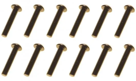 M3 Linsenkopfschraube M3x16mm aus Aluminium in schwarz eloxiert 10Stück